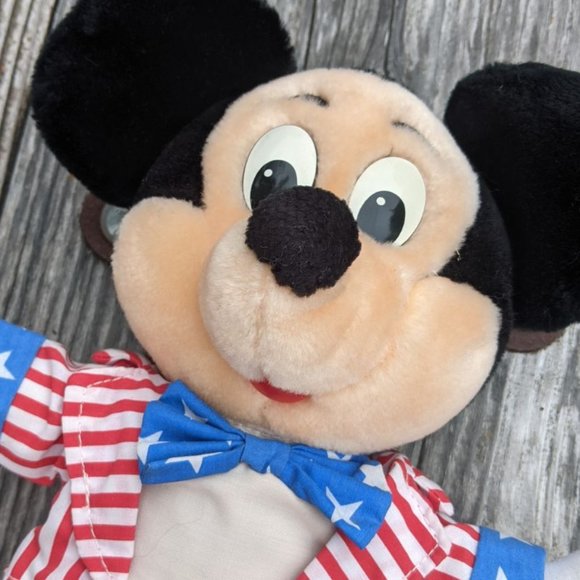 Mickey Mouse 4th of July Patriotic Plush Vintage - Picture 3 of 5